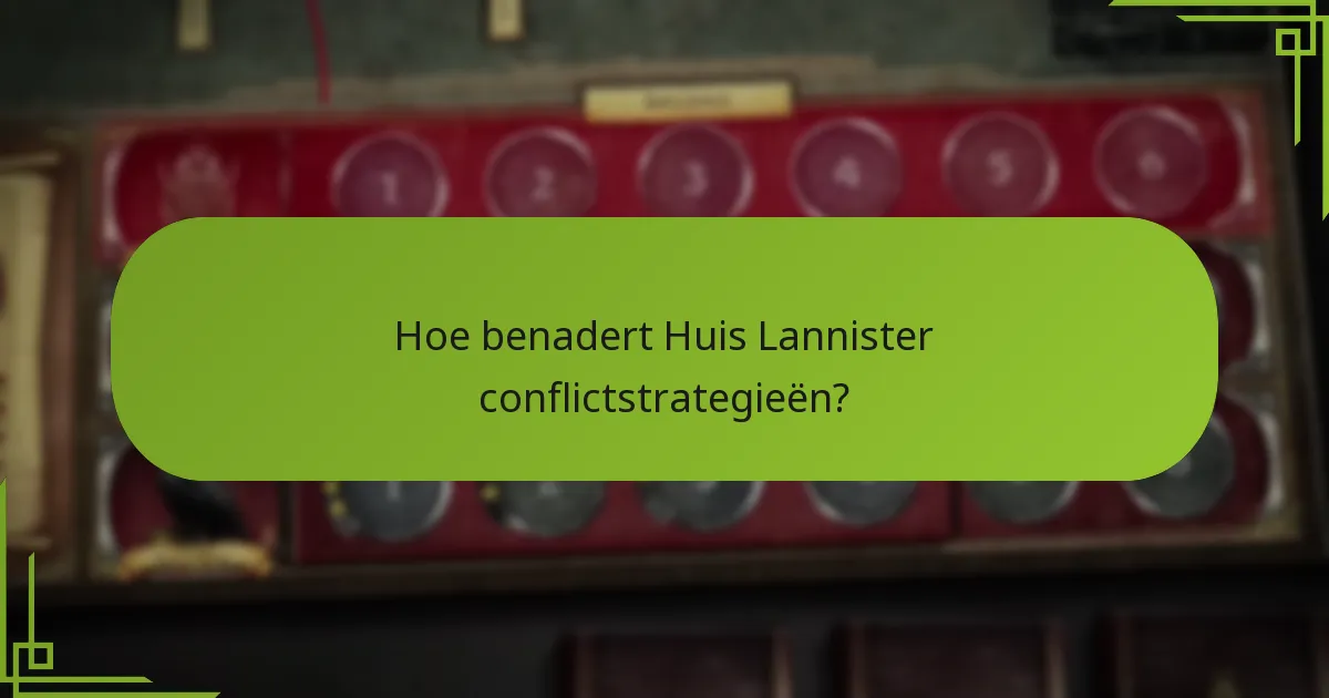 Welke economische voordelen heeft Huis Lannister?