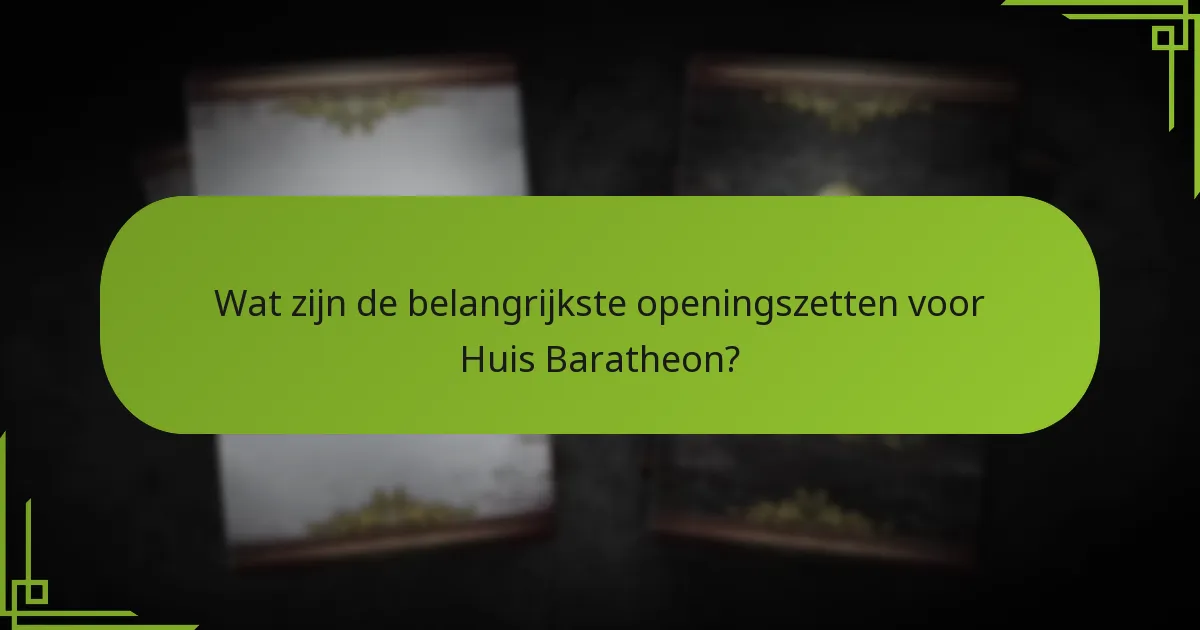 Hoe verhoudt Huis Baratheon zich tot andere facties?
