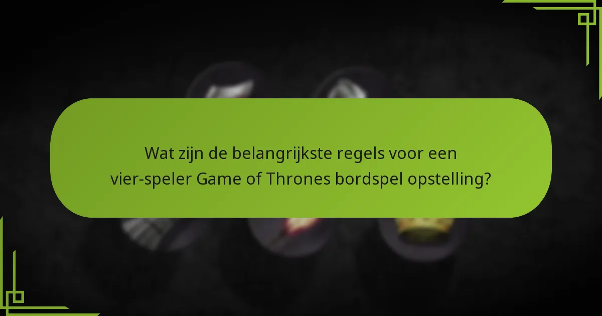 Hoe verhoudt het vier-speler scenario zich tot andere spelersaantallen?