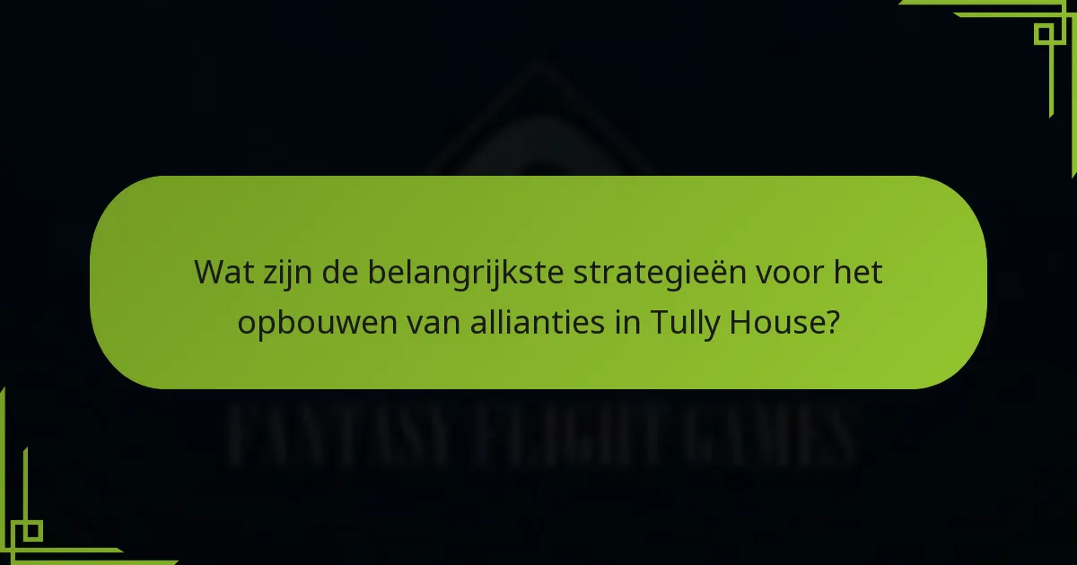 Welke defensieve tactieken moeten spelers van Tully House toepassen?