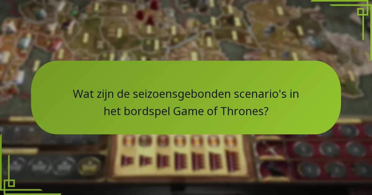 Wat zijn de veranderingen in middelen tijdens verschillende seizoenen?
